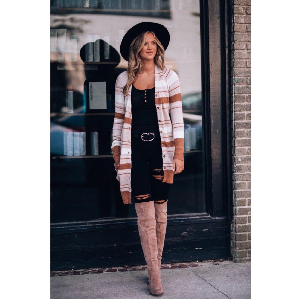 Striped Cardigan